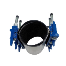 1.6 Mpa Rubber Sleeve Pipe Joint Sleeve Pipeline Ductile Iron Water Pipe Leak Band Repair Clamp with dci jaw
